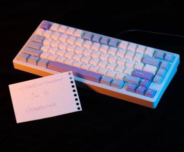 WOBKEY Rainy 75 - 100 USD Assembled Aluminum Mechanical Keyboard with Every Function you can Think of