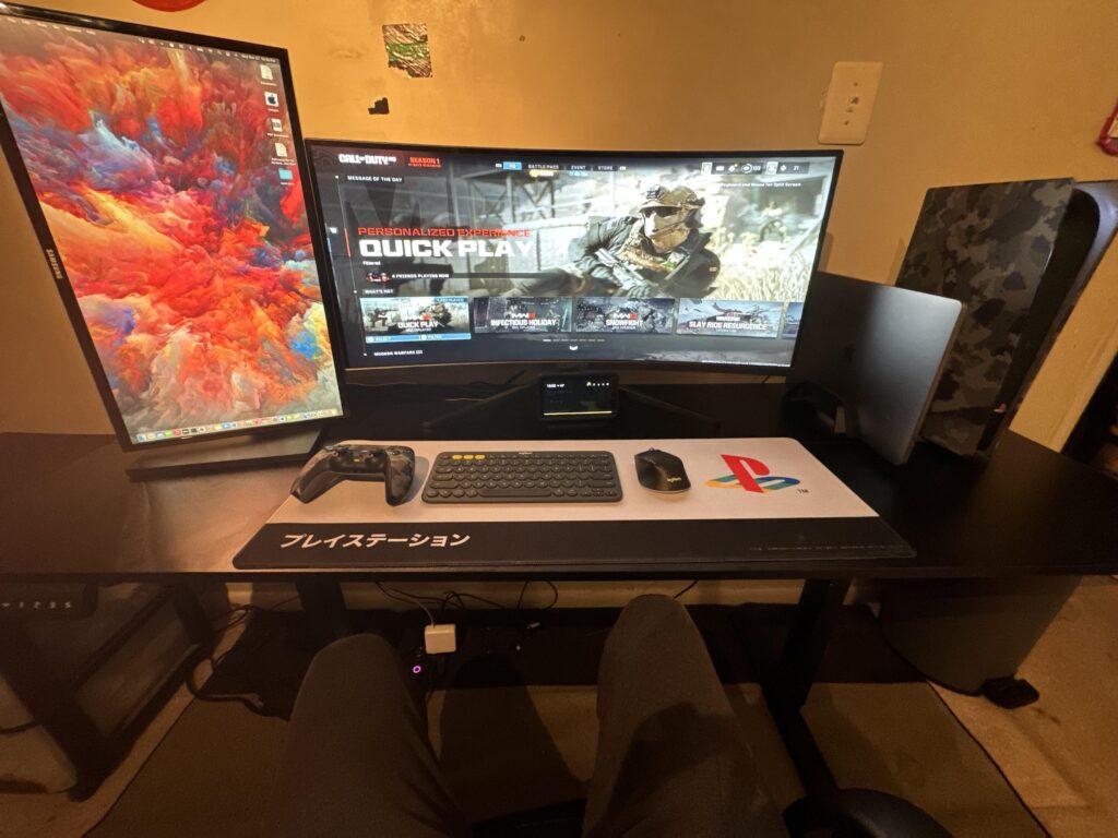 Rate my in progress Setup. Only a week old.