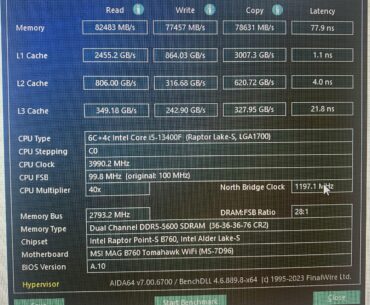 Why my i5 13400f is so low