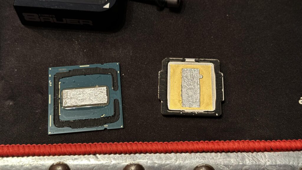 Intel already put liquid metal on i5-10600K?