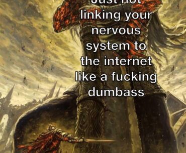 Never understood why people didn’t do this, it would effectively render you immune to quickhacks and netrunners.