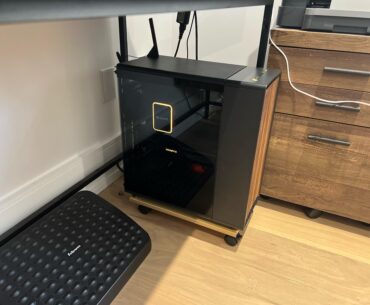 As recommended by PCMR, put my PC on a caddy and off the floor.