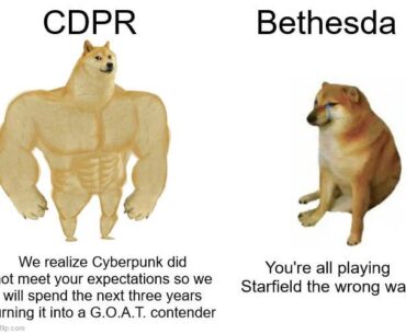 The difference between CDPR and Bethesda...