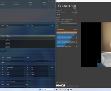 My first two cores are on a rollercoaster while running Cinebench single core. Is that normal?