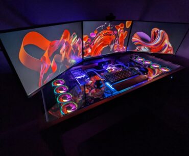 I built a PC into a desk and have been too lazy to post about it for two years
