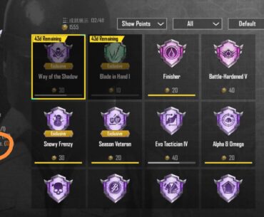 Way of the shadow Achievement