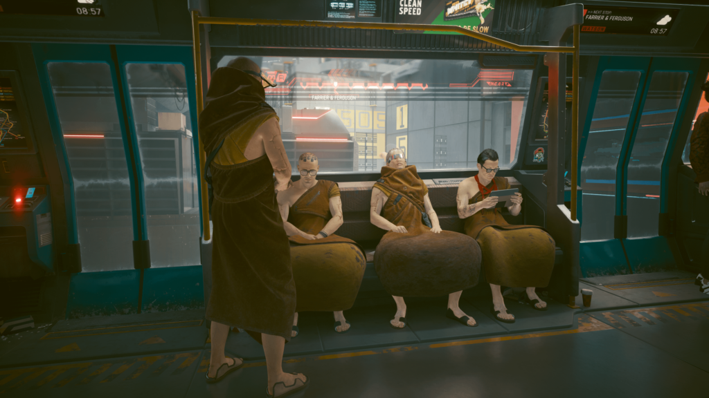 Pop Quiz, what are the Monks doing