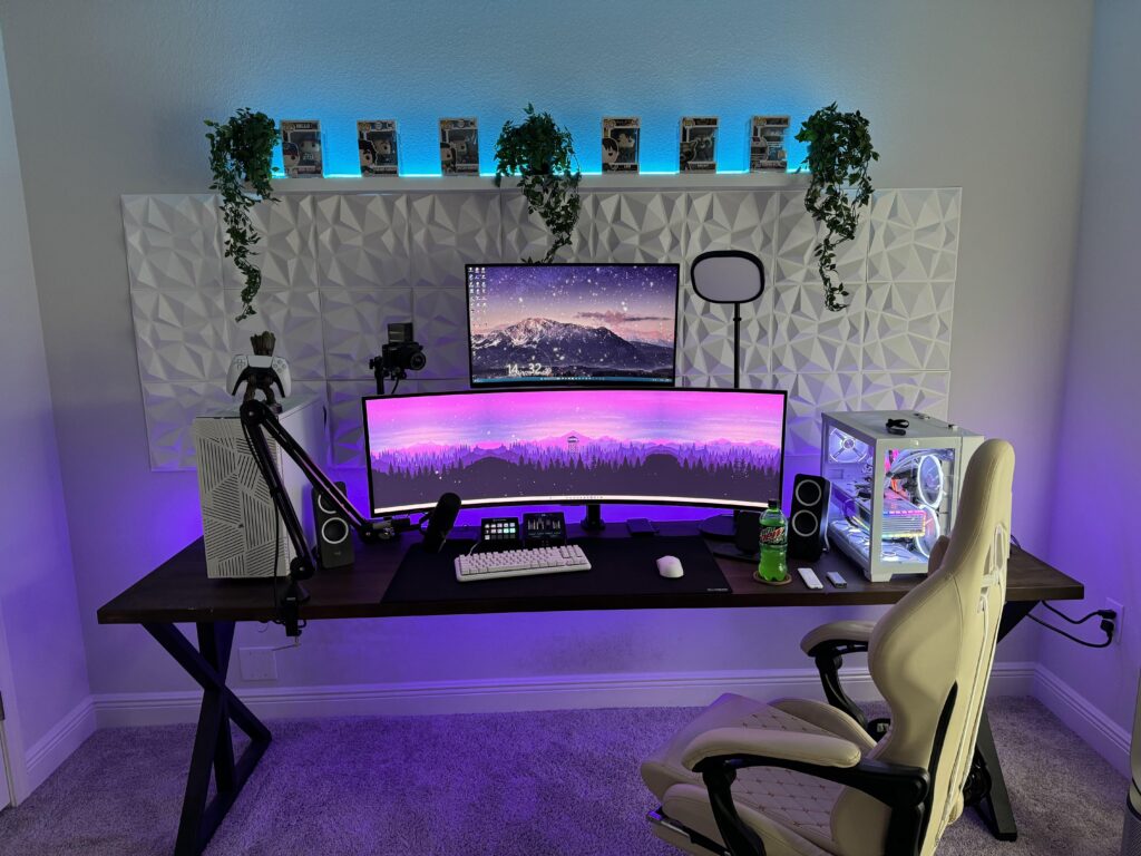 Upgraded to a stacked setup (49in Odyssey G9 OLED)