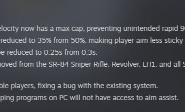 COD Devs could learn a thing or two from The Finals new Patch...
