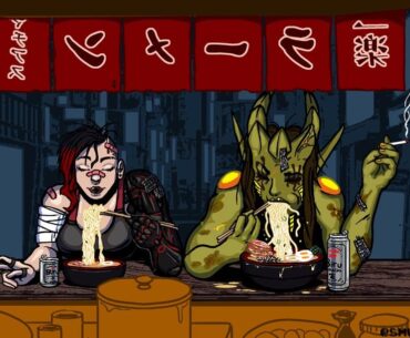Nat/Nef post-mission ramen