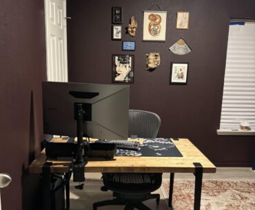 cozy corner update: pc on floor