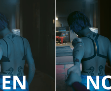 Judy has a slightly different bra (especially on her back)