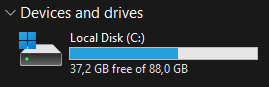 Bought a 1TB SSD but it only shows as 88GB?