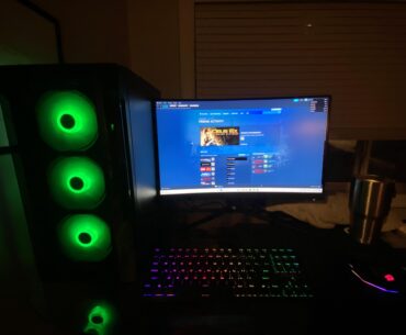 Kitchen table station.