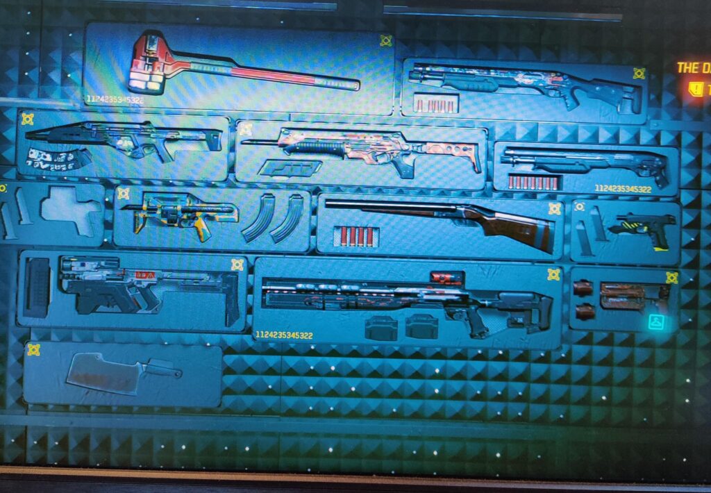 Weapon wall help