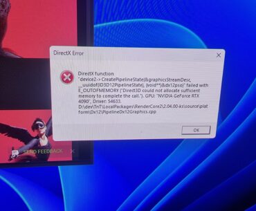 My pc crash and restarting