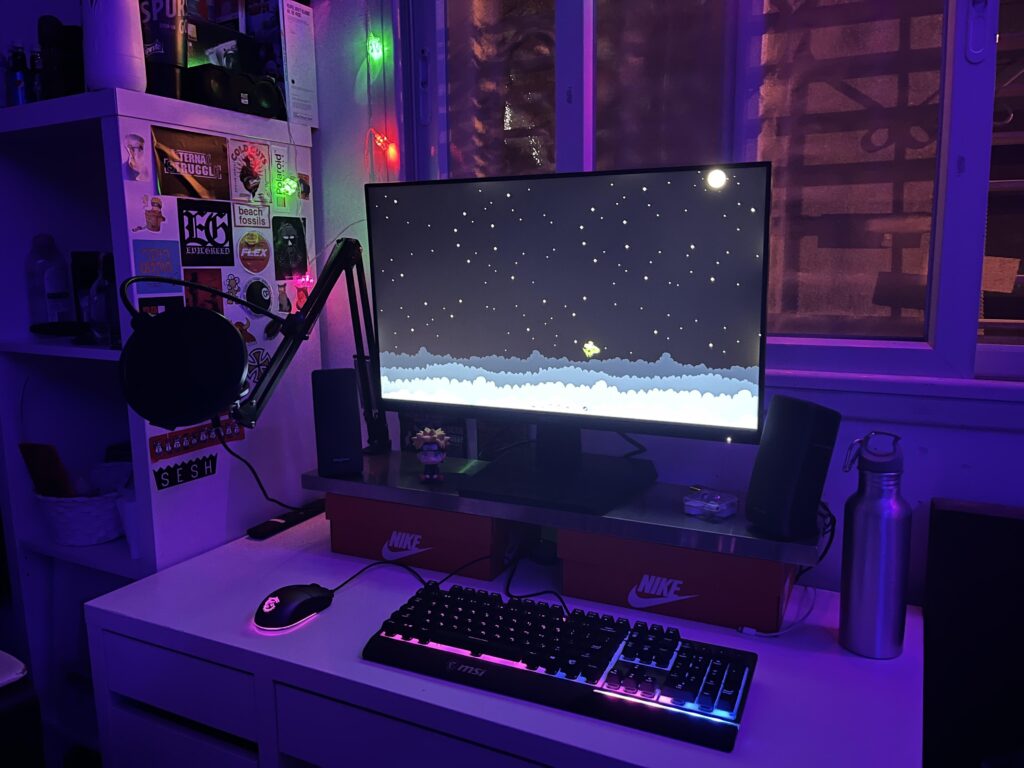 average but trying to make it as cozy and individual as possible