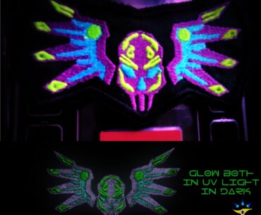 I created Cyberpunk versions of egyptian gods, and here I made something very close to a god. It's called Neo Mortis Reaper, in short, NMR Patch, It's a Skull with Wings but in a strong cyberpunk style for such a small Patch like this.