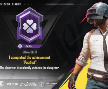 finally got the pacifist