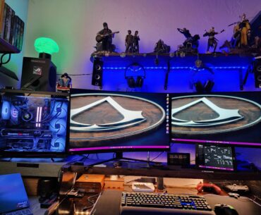 Tiny home office/gaming set up