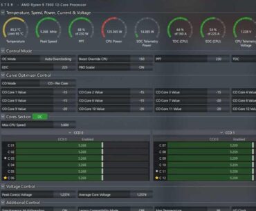 What are VDDCR (CPU Power) limits of all Ryzen 7000 series CPUs? Ryzen Master indicates that Ryzen 7900(non-x) is limited to 125Watts that is roughly equivalent to 10-11Watts per core. How can I change this limit? Is this a hardcoded limit?