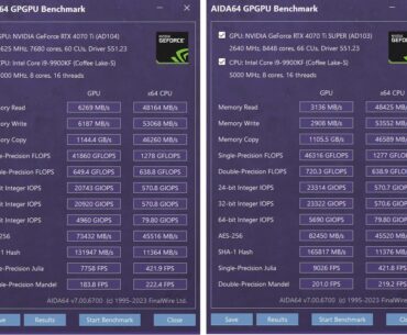 4070ti to 4070ti super benchmark fail