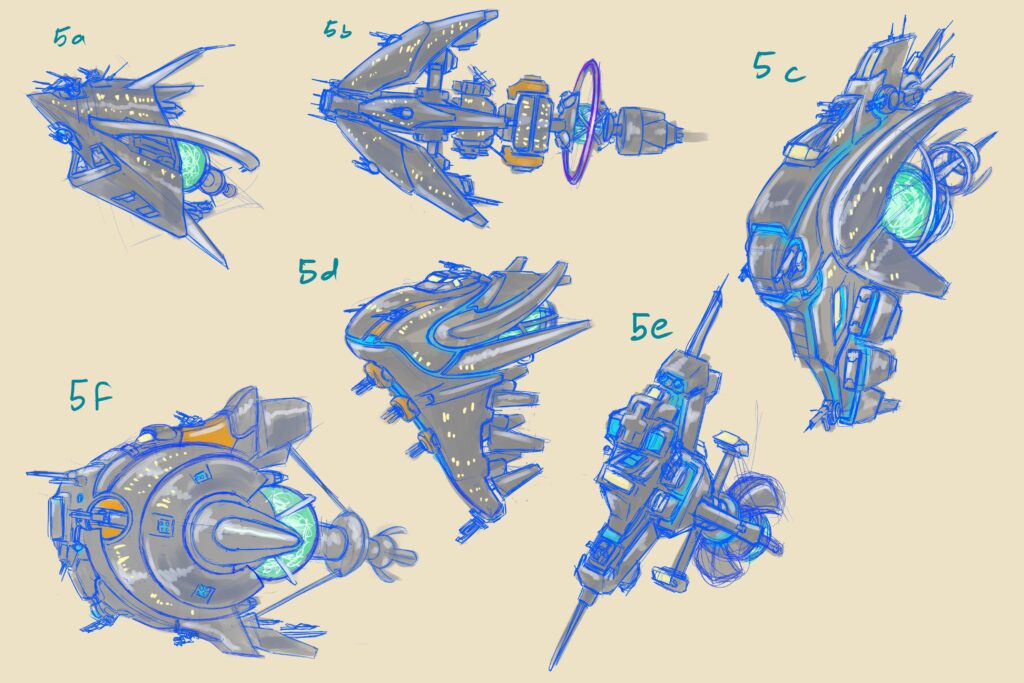 Improbability drive ship concepts, just wanted to share.