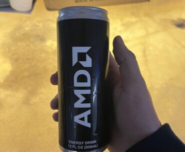 Working for an AMD partner, and they send us AMD Energy Drink