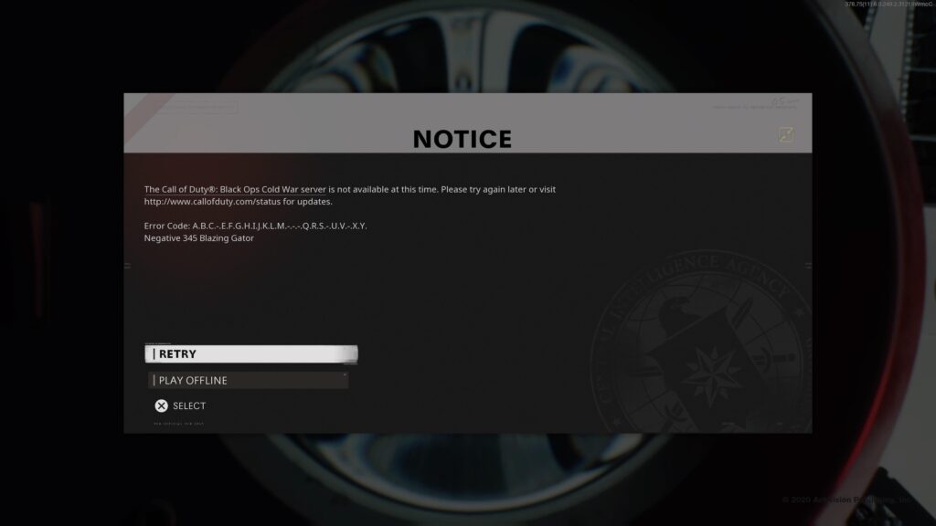 Unable to get into game (ps5)
