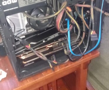 My first gaming pc, maybe, not really sure, kind of a ship of theseus or something. Any advice for cable management? The harddrives don't really fit inside
