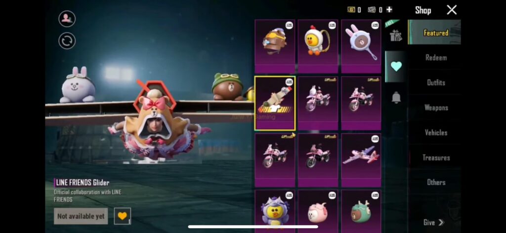 Where are the new line friends skins PUBG? Leakers said it would be here Friday still not here
