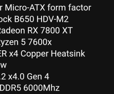 Selling this brand new PC build