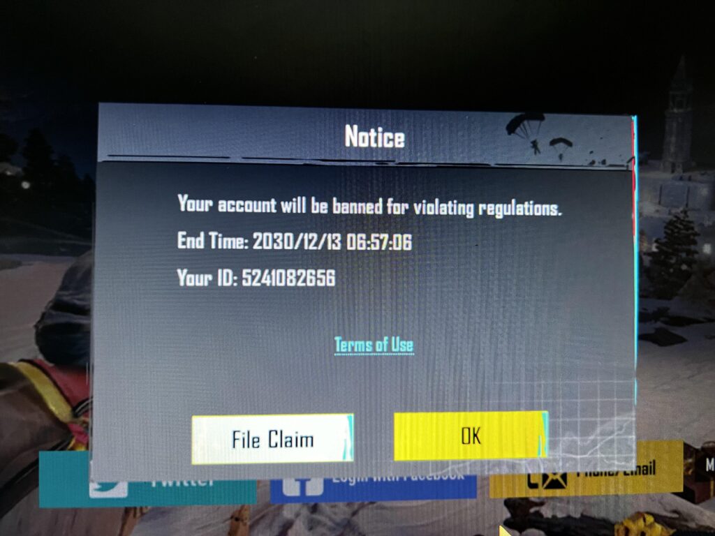 Ban for no reason Ban for no reason