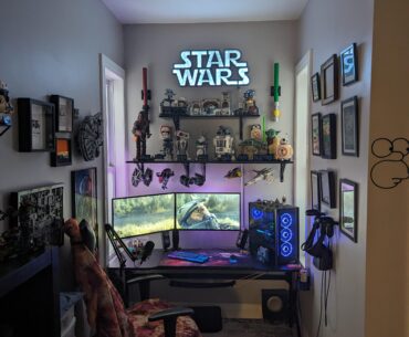Made the best of an oddly shaped room