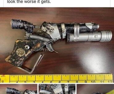 Looking for references for future art commissions on homemade cyberpunk looking guns. Similar to the pic below but with a cyberpunk aesthetic. Anyone know any artists or subreddits to point me towards? Drawn or realistic looking doesn't really matter to me.