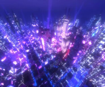 Infinite procedural cyberpunk city (3d browser game)