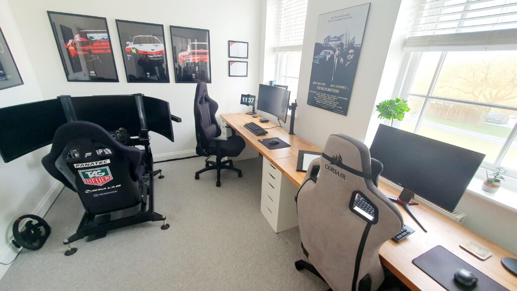 My racing, gaming & WFH set up