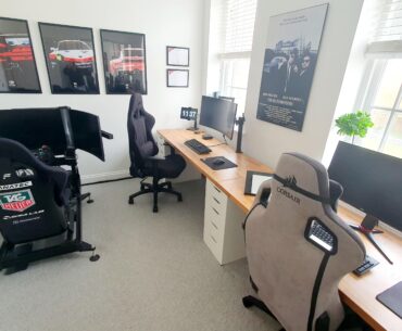 My racing, gaming & WFH set up