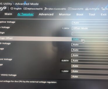 Undervolt 13700K on ASUS z690M plus d4