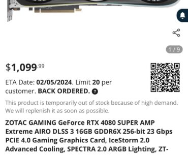 Newegg stopping the scalpers with a 20 per person limit