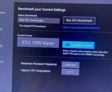 Just did the benchmarks