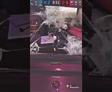 Montagne 1V2 CLUTCH in Rainbow Six Siege! #shorts #rainbowsixsiege #r6