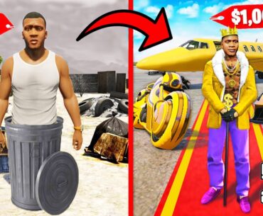 $0 To $1,000,000 in 24 Hours Challenge with Franklin in GTA 5 | SHINCHAN and CHOP