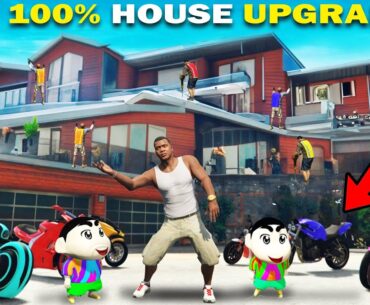 GTA 5 : Franklin Shinchan & Pinchan Full 100% Premium Luxury House Upgrade Complete GTA 5 !