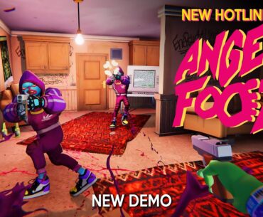 ANGER FOOT First Gameplay Demo | New First Person HOTLINE MIAMI coming in 2024