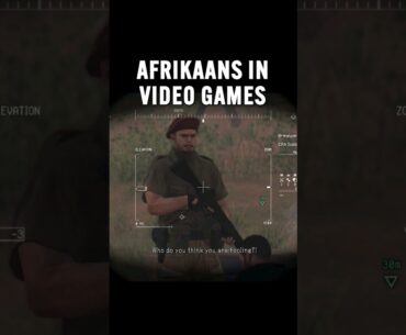Afrikaans in video games? #southafrica #gaming #videogames #Afrikaans #MGS #farcry #uncharted