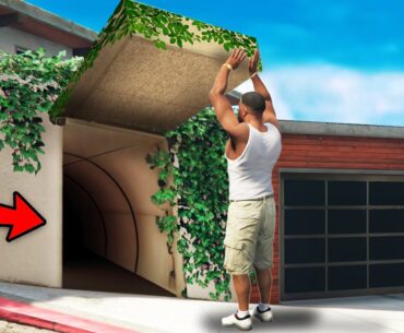 GTA 5 : I Found The Most Secret Tunnel Near Franklin's House.. (GTA 5 Mods)