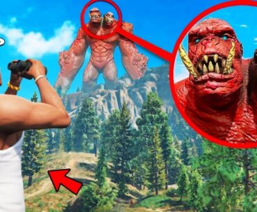 I Found A Scary MONSTER In Los Santos GTA 5! | Lovely Gaming