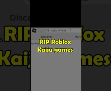POV: They Deleted Kaiju Universe #roblox #shorts #kaijuuniverse