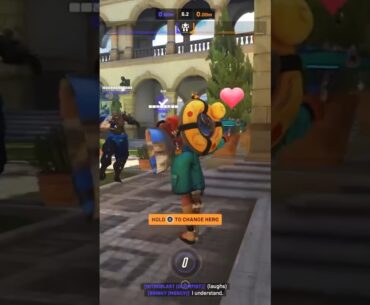 How to Rizz for a pocket healer #overwatch2  #mercy